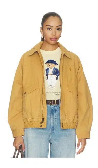 Polo Ralph Lauren Cotton Canvas Bomber Jacket | Thumbnail 1