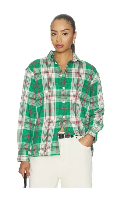 Polo Ralph Lauren Twill Long Sleeve Collared Sport Shirt | Thumbnail 1