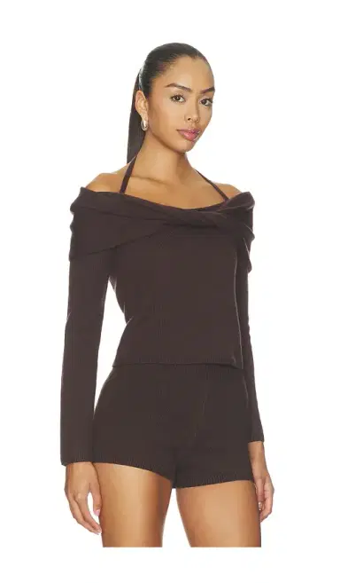 Simkhai Cambria Long Sleeve Off Shoulder Top | Thumbnail 2
