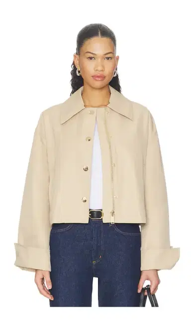 Favorite Daughter The Rue Cropped Trench | Thumbnail 1 Favorite Daughter The Rue Cropped Trench | Thumbnail 1