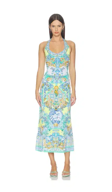 Camilla Jersey Halter Dress | Thumbnail 1
