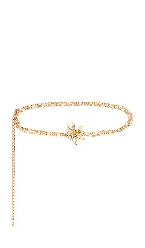 Ettika Floral Chain Belt