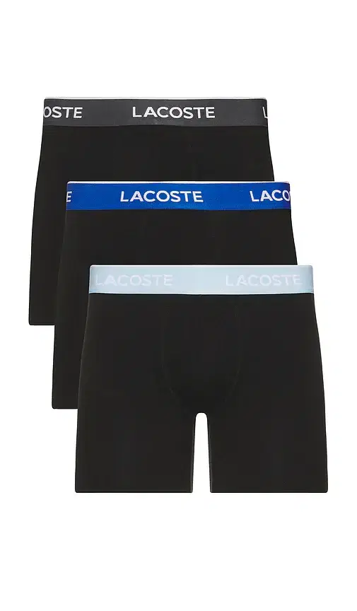 Lacoste 3-Pack Boxer Briefs