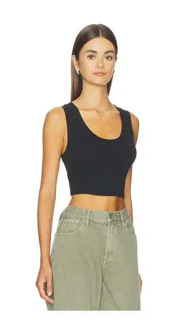 Favorite Daughter The Cutting It Close Crop Tank | Thumbnail 2 Favorite Daughter The Cutting It Close Crop Tank | Thumbnail 2