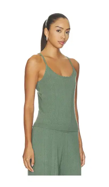 Eberjey Pointelle Scoop Neck Cami Top | Thumbnail 2