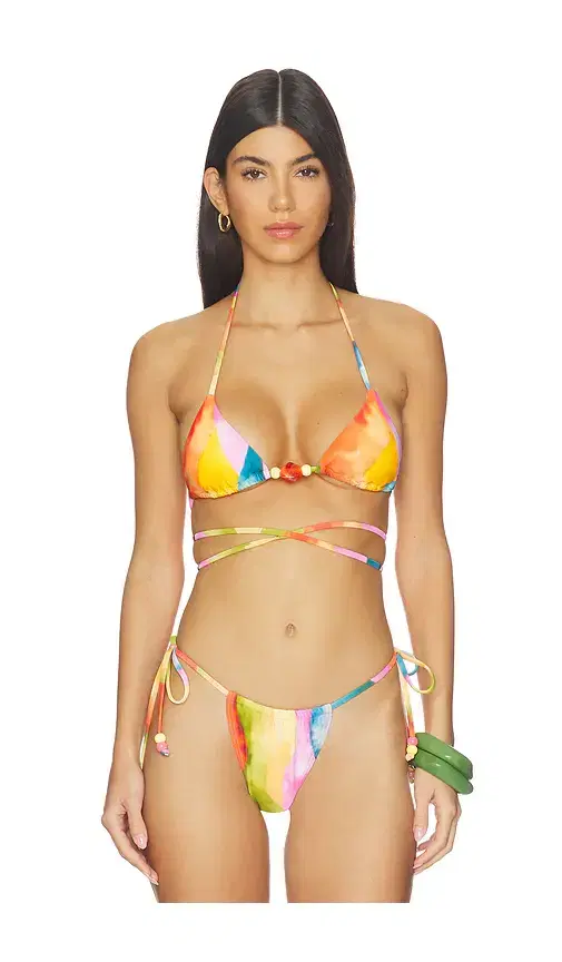 villa fresca Norah Triangle Bikini Top