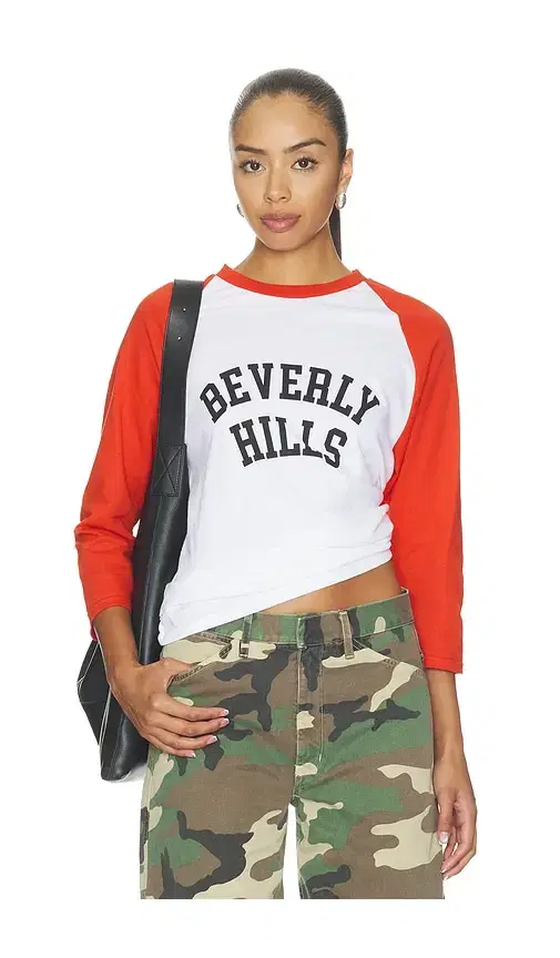 DEPARTURE Beverly Hills Baseball Tee