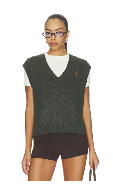 Polo Ralph Lauren Wool Cashmere Sleeveless Pullover | Thumbnail 1