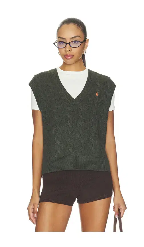 Polo Ralph Lauren Wool Cashmere Sleeveless Pullover