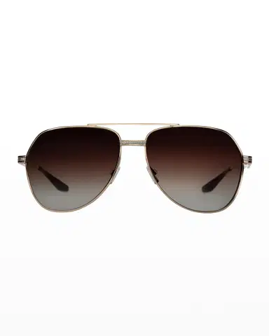 BARTON PERREIRA Men's Avtak 007 Aviator Sunglasses | Thumbnail 2