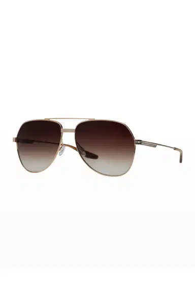 BARTON PERREIRA Men's Avtak 007 Aviator Sunglasses | Thumbnail 3