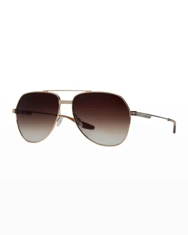 BARTON PERREIRA Men's Avtak 007 Aviator Sunglasses | Thumbnail 1