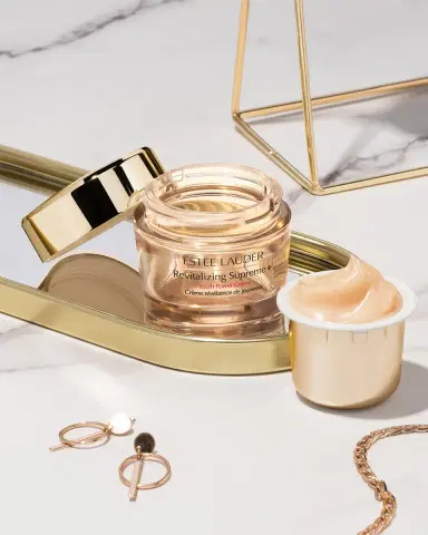 Estee Lauder Revitalizing Supreme Plus Youth Power Cream Moisturizer Refill with Hyaluronic Acid and Peptides | Thumbnail 4