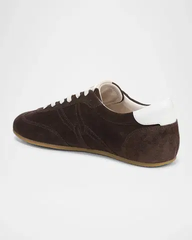 Veronica Beard Riviera Suede Bicolor Retro Sneakers | Thumbnail 3