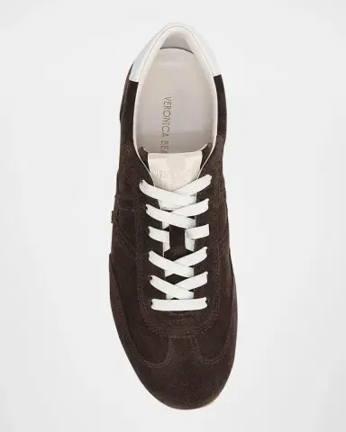 Veronica Beard Riviera Suede Bicolor Retro Sneakers | Thumbnail 4