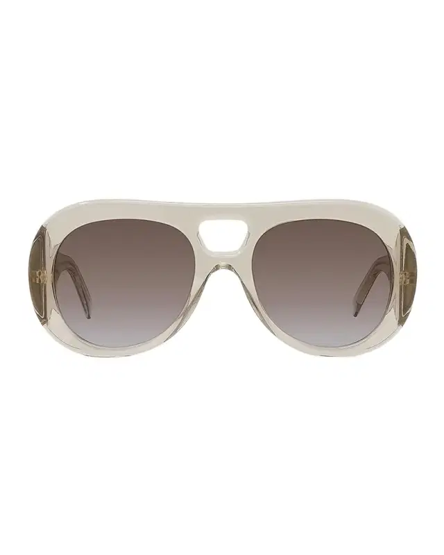 Givenchy Bold 53mm Acetate Pilot Sunglasses