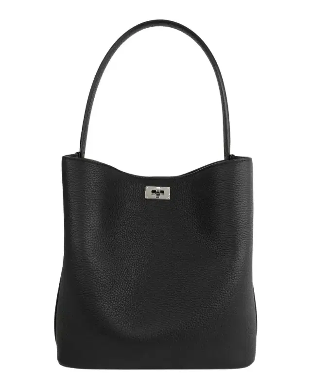 Michino Paris Odeon PM Grain Leather Bucket Bag