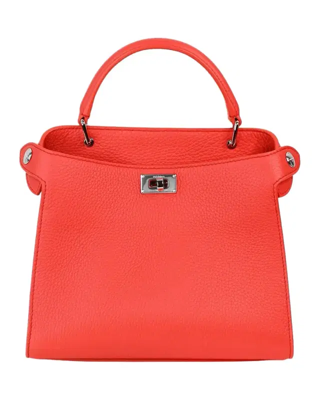 Michino Paris Lutece Mini Leather Top-Handle Bag