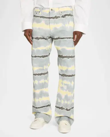 Off-White Men's Tie-Dye Straight Leg Jeans | Thumbnail 4 Off-White Men's Tie-Dye Straight Leg Jeans | Thumbnail 4