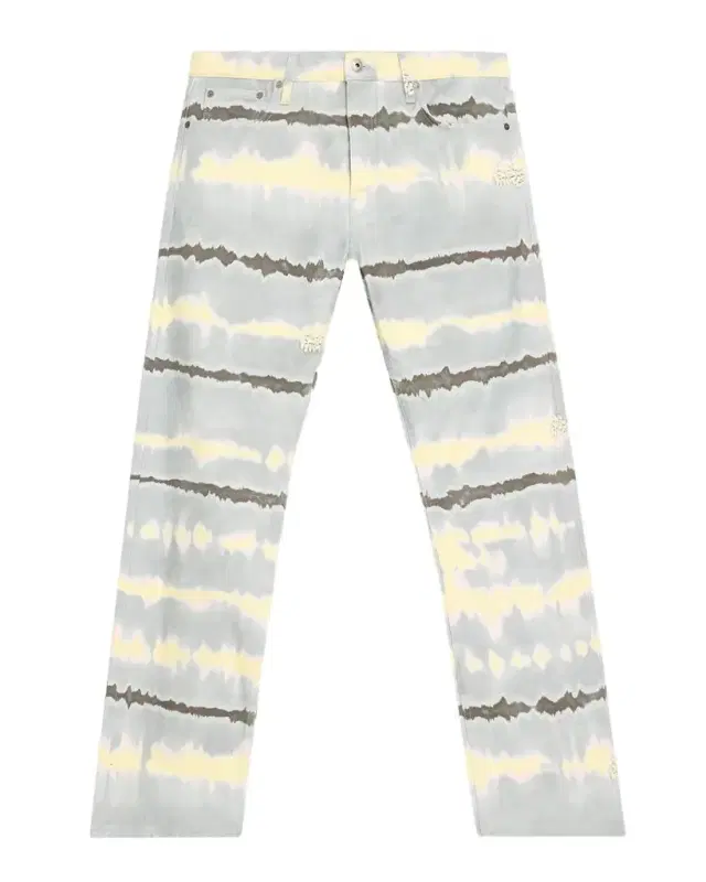 Off-White Men's Tie-Dye Straight Leg Jeans