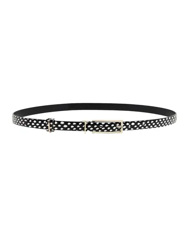 Tom Ford Snakeskin-Embossed Printed Leather Belt