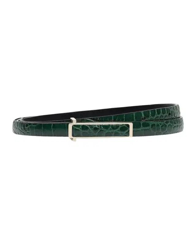 Tom Ford Croc-Embossed Leather Belt