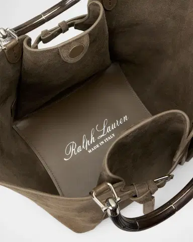 Ralph Lauren Collection The Ralph Calf-Suede Tote Bag | Thumbnail 3