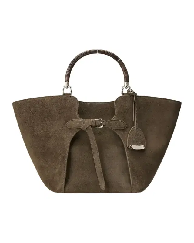 Ralph Lauren Collection The Ralph Calf-Suede Tote Bag