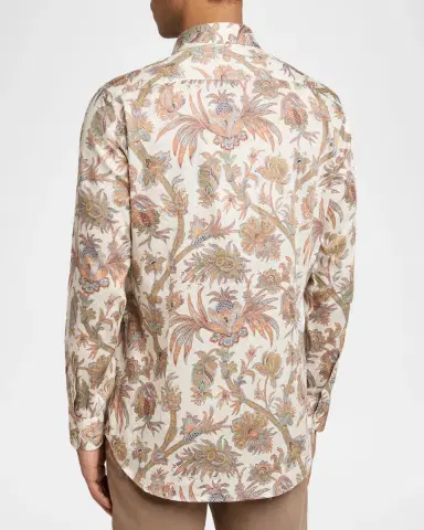 Etro Men's Roma Paisley Button-Down Shirt | Thumbnail 3 Etro Men's Roma Paisley Button-Down Shirt | Thumbnail 3