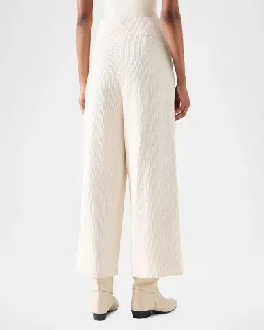 Akris punto Federica Cotton Corduroy Crop Pants | Thumbnail 3