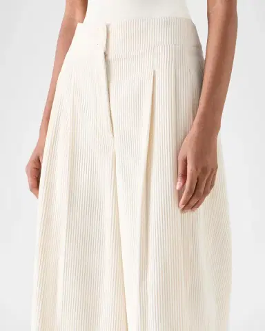 Akris punto Federica Cotton Corduroy Crop Pants | Thumbnail 5