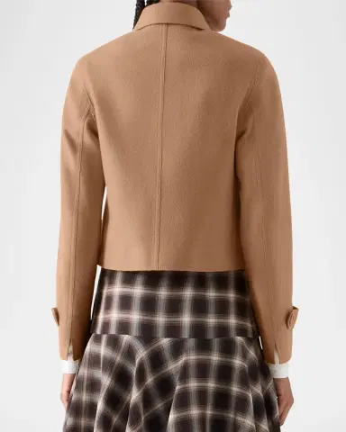 Akris punto Boxy Wool-Blend Jacket | Thumbnail 3