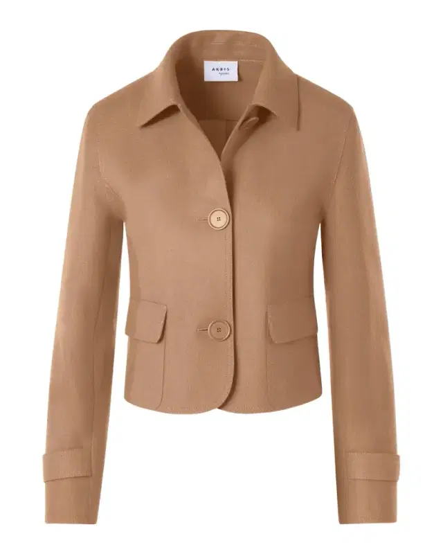Akris punto Boxy Wool-Blend Jacket