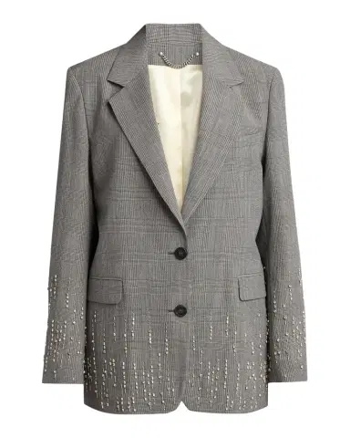 Golden Goose Embellished Prince of Wales Check Oversized Blazer | Thumbnail 1