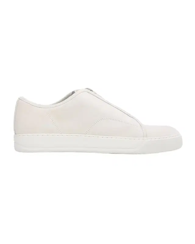 Lanvin Men's Dbb1 Suede Zip-Up Sneakers