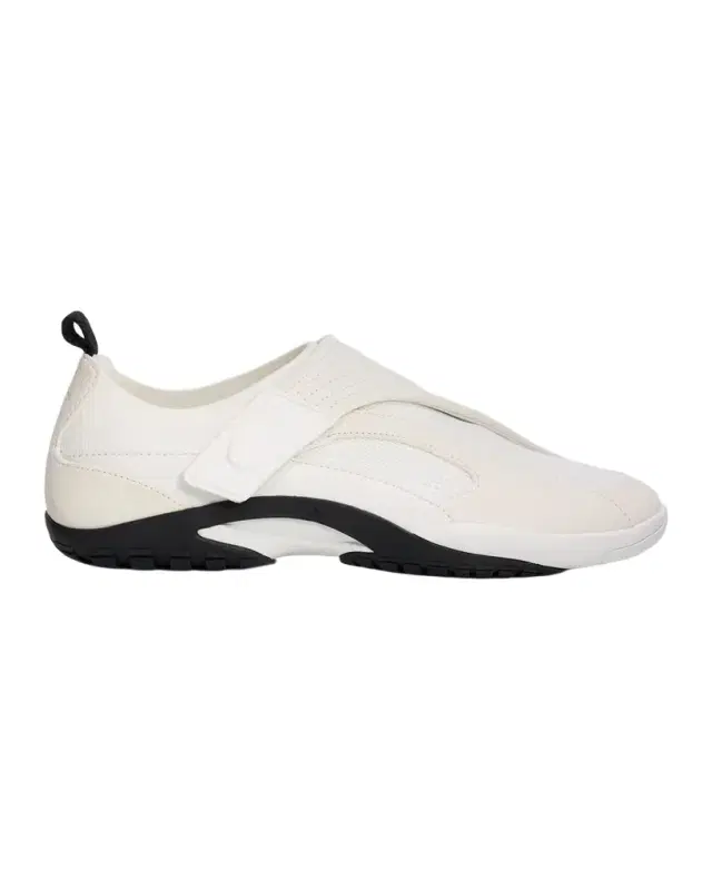 Lanvin Men's Mesh Knit and Leather Grip-Strap Sneakers