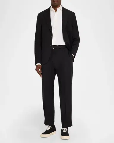 OFFICINE GÉNÉRALE Men's Arthus Wool Single-Breasted Sport Coat | Thumbnail 2 OFFICINE GÉNÉRALE Men's Arthus Wool Single-Breasted Sport Coat | Thumbnail 2