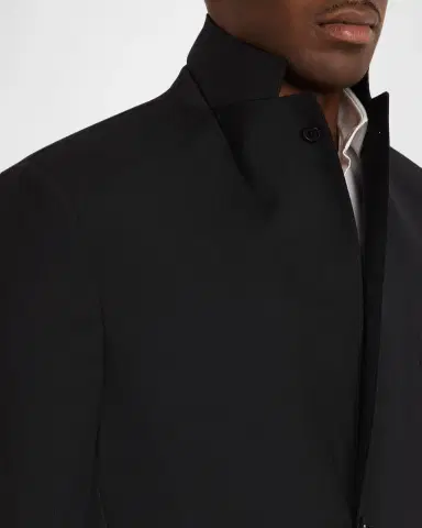 OFFICINE GÉNÉRALE Men's Arthus Wool Single-Breasted Sport Coat | Thumbnail 7 OFFICINE GÉNÉRALE Men's Arthus Wool Single-Breasted Sport Coat | Thumbnail 7