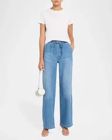 AG Jeans Low-Rise Drawstring Jeans | Thumbnail 2