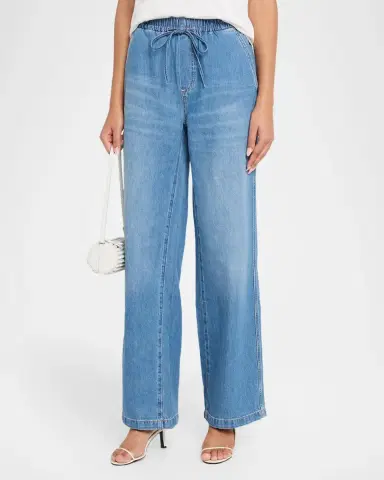 AG Jeans Low-Rise Drawstring Jeans | Thumbnail 4