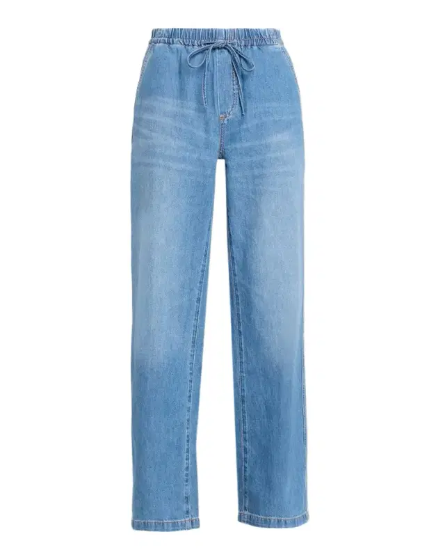 AG Jeans Low-Rise Drawstring Jeans