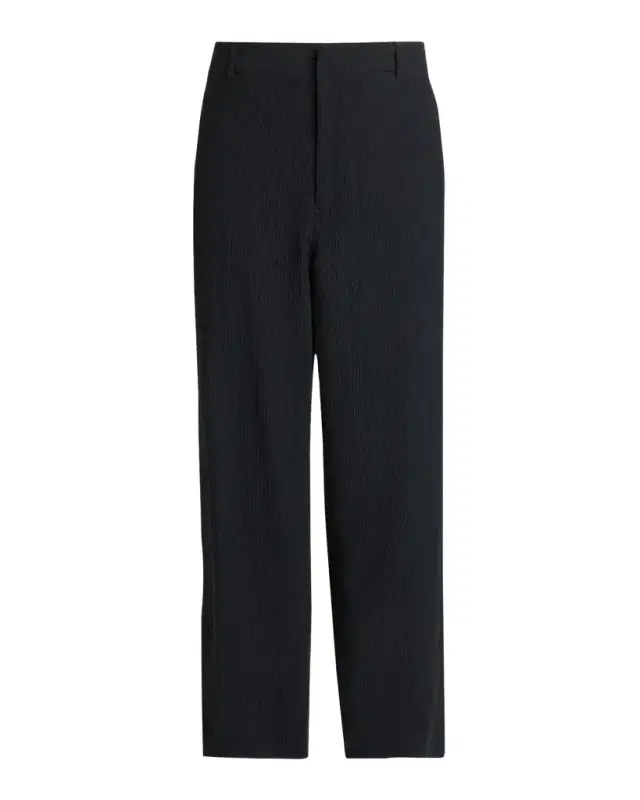 Giorgio Armani Men's Seersucker Wide-Leg Trousers