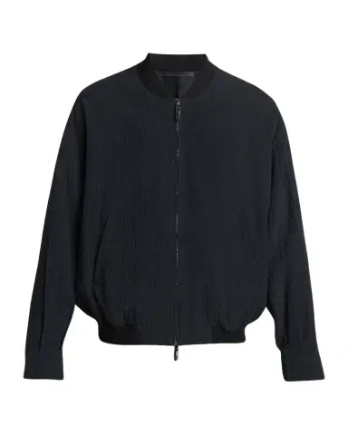 Giorgio Armani Men's Seersucker Full-Zip Bomber Jacket | Thumbnail 1