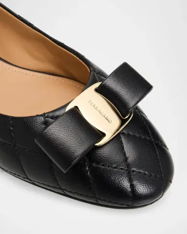 Ferragamo Varina Quilted Leather Ballerina Flats | Thumbnail 5 Ferragamo Varina Quilted Leather Ballerina Flats | Thumbnail 5