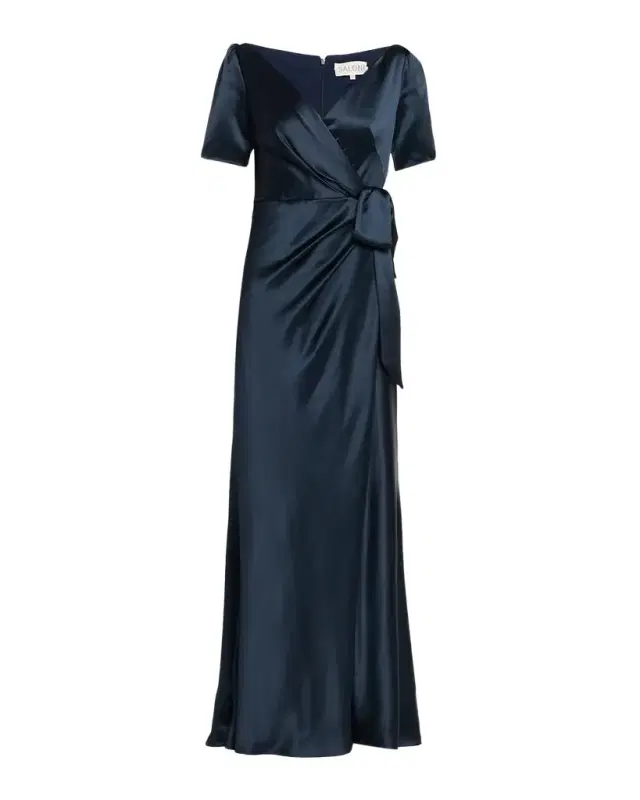 Saloni Marilyn Silk Wrap Dress
