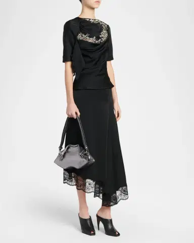 Alexander McQueen Manta Sculptural Metallic Leather Clutch Bag | Thumbnail 5