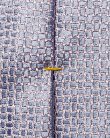 Eton Men's Basketweave Jacquard Silk Tie | Thumbnail 4