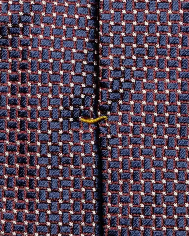Eton Men's Basketweave Jacquard Silk Tie | Thumbnail 4