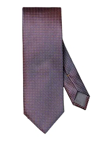 Eton Men's Basketweave Jacquard Silk Tie | Thumbnail 1