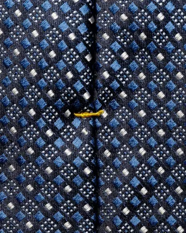 Eton Men's Basketweave Jacquard Silk Tie | Thumbnail 4